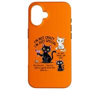 I'm Not Crazy I'm Just Special Wait Maybe I'm Crazy Case for iPhone 16