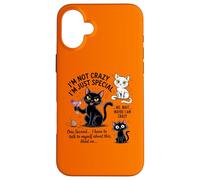 I'm Not Crazy I'm Just Special Wait Maybe I'm Crazy Case for iPhone 16 Plus