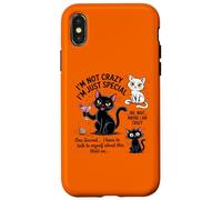 I'm Not Crazy I'm Just Special Wait Maybe I'm Crazy Case for iPhone X/XS