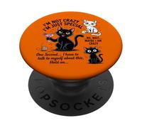 I'm Not Crazy I'm Just Special Wait Maybe I'm Crazy PopSockets Adhesive PopGrip