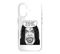 I'm Not Crazy My Mother Had Me Tested Pop Art Emo Goth Girl Case for iPhone 17