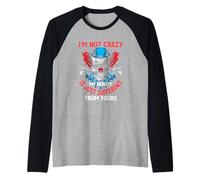 I'm Not Crazy My Reality is Just Different from Yours Saying Raglan Baseball Tee