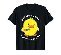I'm Not Cute I'm Dangerous Duck Fight Apparel T-Shirt