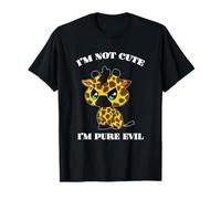 Im Not Cute Im Pure Evil Cute Kawaii Giraffe T-Shirt