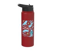 I'm Not Dead I'm Cold Funny Iguana Winter Reptile Lover Stainless Steel Insulated Water Bottle
