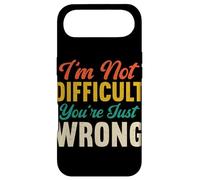I'm Not Difficult You're Just Wrong Funny Sarcastic Retro Case for iPhone Air