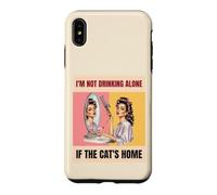 I'm Not Drinking Alone If The Cat's Home Retro Cocktail Case for iPhone XS Max