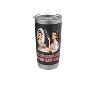 I'm Not Drinking Alone If The Cat's Home Retro Cocktail Stainless Steel Insulated Tumbler