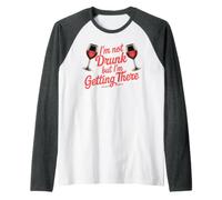 I'm Not Drunk But I'm Getting There Fun Bar Jokes Raglan Baseball Tee