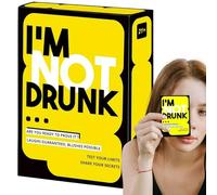 I'm NOT Drunk,Party Drinking Game For Game Nights,Birthday Gift & Bachelorette Party Game With 55 Amusing Cards,Hilarious Unforgettable Drinking Card Game,Get The Party Started,for Parties