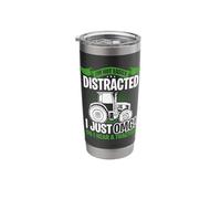 I'm Not Easily Distraced I Just OMG Do I Hear I Tractor? Stainless Steel Insulated Tumbler