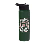 I'm Not Easily Distracted Oh Look Fabrics Stainless Steel Insulated Water Bottle
