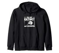 I'm Not Extinct Just Introverted Funny Horseshoe Crab Hunter Zip Hoodie
