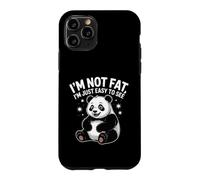 I'm Not Fat I'm Just Easy To See Panda Wildlife Animal Humor Case for iPhone 11 Pro