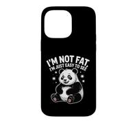 I'm Not Fat I'm Just Easy To See Panda Wildlife Animal Humor Case for iPhone 14 Pro Max