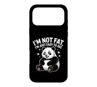 I'm Not Fat I'm Just Easy To See Panda Wildlife Animal Humor Case for iPhone 17 Pro Max