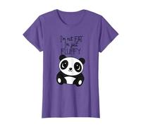 Im not fat im just Fluffy T Shirt Funny Panda Women Men Tee T-Shirt