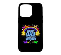 I'm Not Gay I'm Just Very Curious Embarrassing Airport Case for iPhone 15 Pro Max