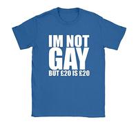 Im Not Gay Mens T-Shirt XX-Large Blue Funny Joke Rude Offensive Gift Present