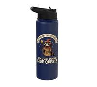 I'm Not Getting Distracted I'm Just Doing Side Quests Stainless Steel Insulated Water Bottle