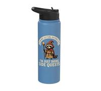 I'm Not Getting Distracted I'm Just Doing Side Quests Stainless Steel Insulated Water Bottle