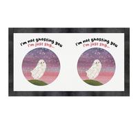 'I'm not ghosting you I'm just shy' Pet Feeding Mat (PM00029165)