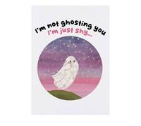 'I'm not ghosting you I'm just shy' Temporary Tattoo - Water Resistant, Skin-Safe, Non-Toxic Transfer (TO00084267)