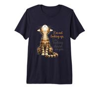 Im Not Giving Up Im Just Looking for Snacks Funny Cat Tabby Premium T-Shirt