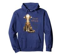 Im Not Giving Up Im Just Looking For Snacks Funny Cat Tabby Pullover Hoodie