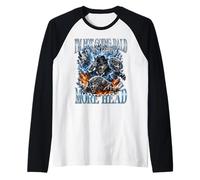 I'm Not Going Bald I'm Getting More Head Funny Wolf Raglan Baseball Tee