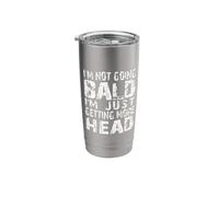 I'm Not Going Bald Just Getting More Head - Funny Bald Men Stainless Steel Insulated Tumbler