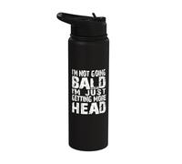 I'm Not Going Bald Just Getting More Head - Funny Bald Men Stainless Steel Insulated Water Bottle