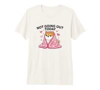 I'm Not Going Out Today Funny Shiba Dog Premium T-Shirt