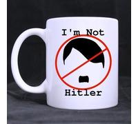 I'm not Hitler Cute Funny 11 OZ White Mug 100% Ceramic Coffee/Tea White Cup