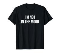 I'm Not in the Mood Value Graphic T-Shirt, Men, Black, M