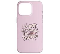 I'm Not Just a Survivor I'm a Thriver Breast Awareness Girl Case for iPhone 16 Pro