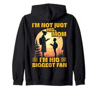 I'm not just his Mom I'm his biggest Fan Mother's Day Family Zip Hoodie