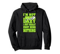 I'm Not Lazy I Just Enjoy Doing Nothing Skeleton Bones Sofa Pullover Hoodie