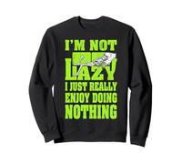I'm Not Lazy I Just Enjoy Doing Nothing Skeleton Bones Sofa Sweatshirt