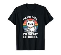 I'm Not Lazy I'm Energy Efficient Cat T-Shirt