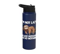 I'm Not Lazy I'm Just Motivated to Do Nothing Sloth Stainless Steel Insulated Water Bottle