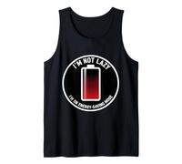 I'm Not Lazy I'm On Energy Saving Mode Funny Laziness Joke Tank Top