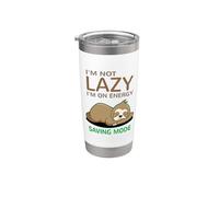 I'm not Lazy! I'm on Energy-Saving Mode Stainless Steel Insulated Tumbler