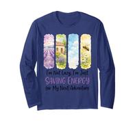 Im Not Lazy Im Saving Energy for My Next Adventure Bee Long Sleeve T-Shirt