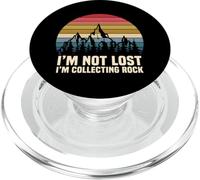 I'm Not Lost I'm Collecting Rock Geologist PopSockets PopGrip for MagSafe
