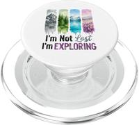 I'm Not Lost I'm Exploring Nature Watercolor Art PopSockets PopGrip for MagSafe