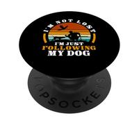 Im Not Lost Im Just Following My Dog Pheasant Hunting PopSockets Adhesive PopGrip