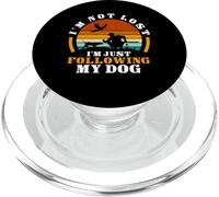 Im Not Lost Im Just Following My Dog Pheasant Hunting PopSockets PopGrip for MagSafe