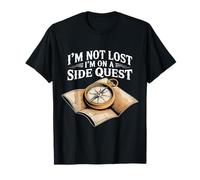 I'm Not Lost I'm On A Side Quest Gamer Nerd Joke - T-Shirt