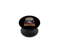 I'm Not Loud I'm Just Haitian Pride Heritage PopSockets Adhesive PopGrip